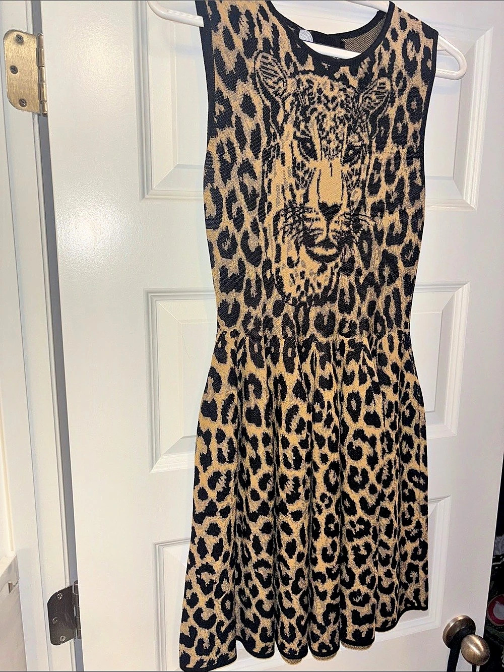 Meru Merus Leopard Mini Dress Like New